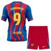 Conjunto FC Barcelona Lewandowski 9 Equipamento 4ª 2025-26 - Criança